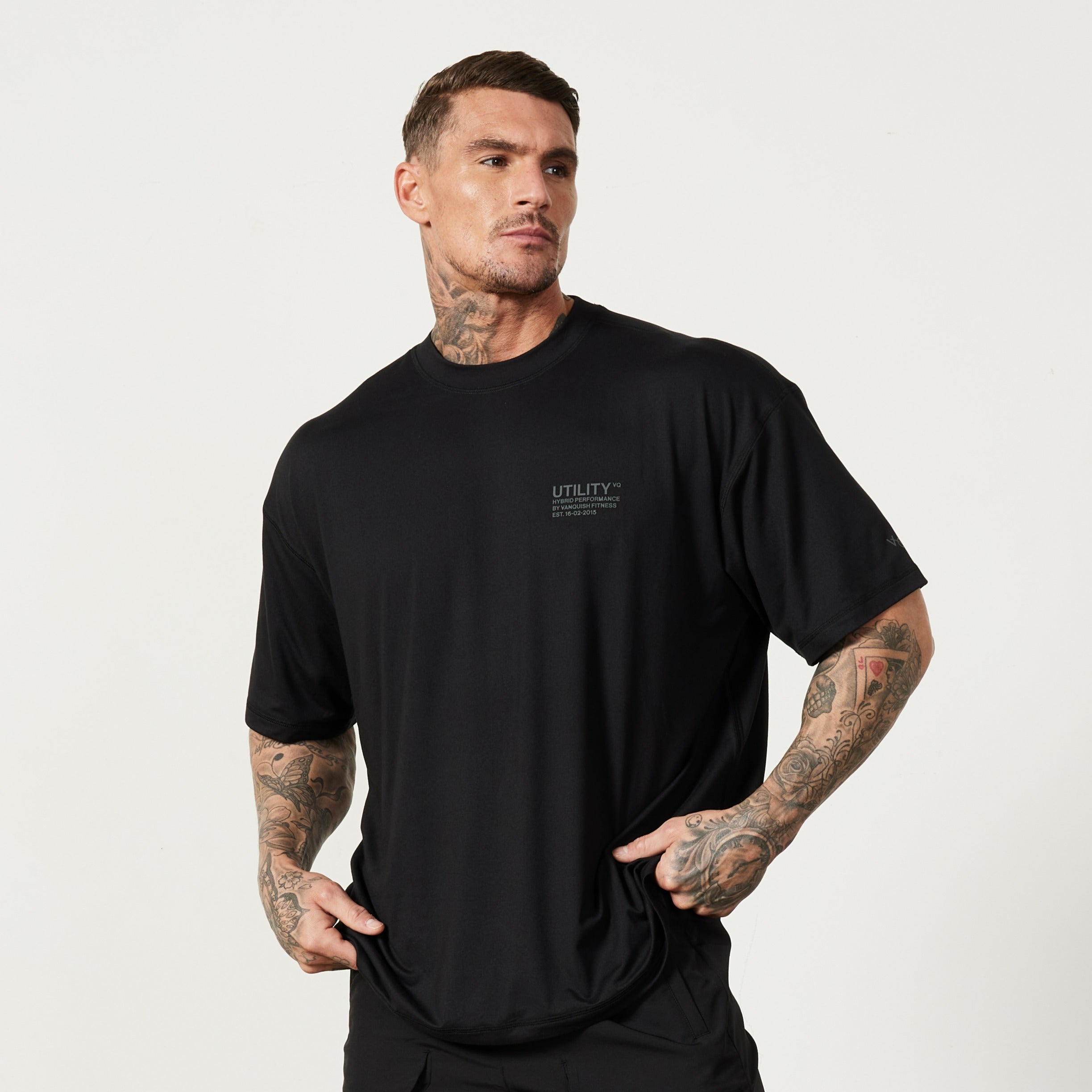 Vanquish Utility Black Oversized T Shirt