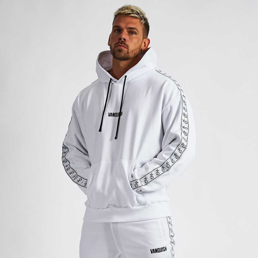 mens white oversized hoodie