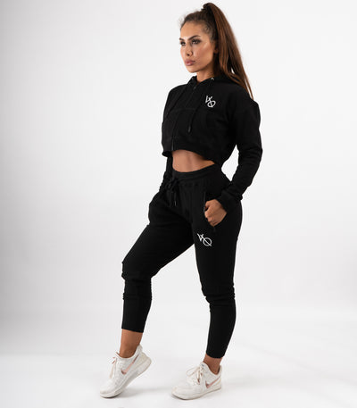 Vanquish Women S Black Essential Sweatpants Vanquish Fitness