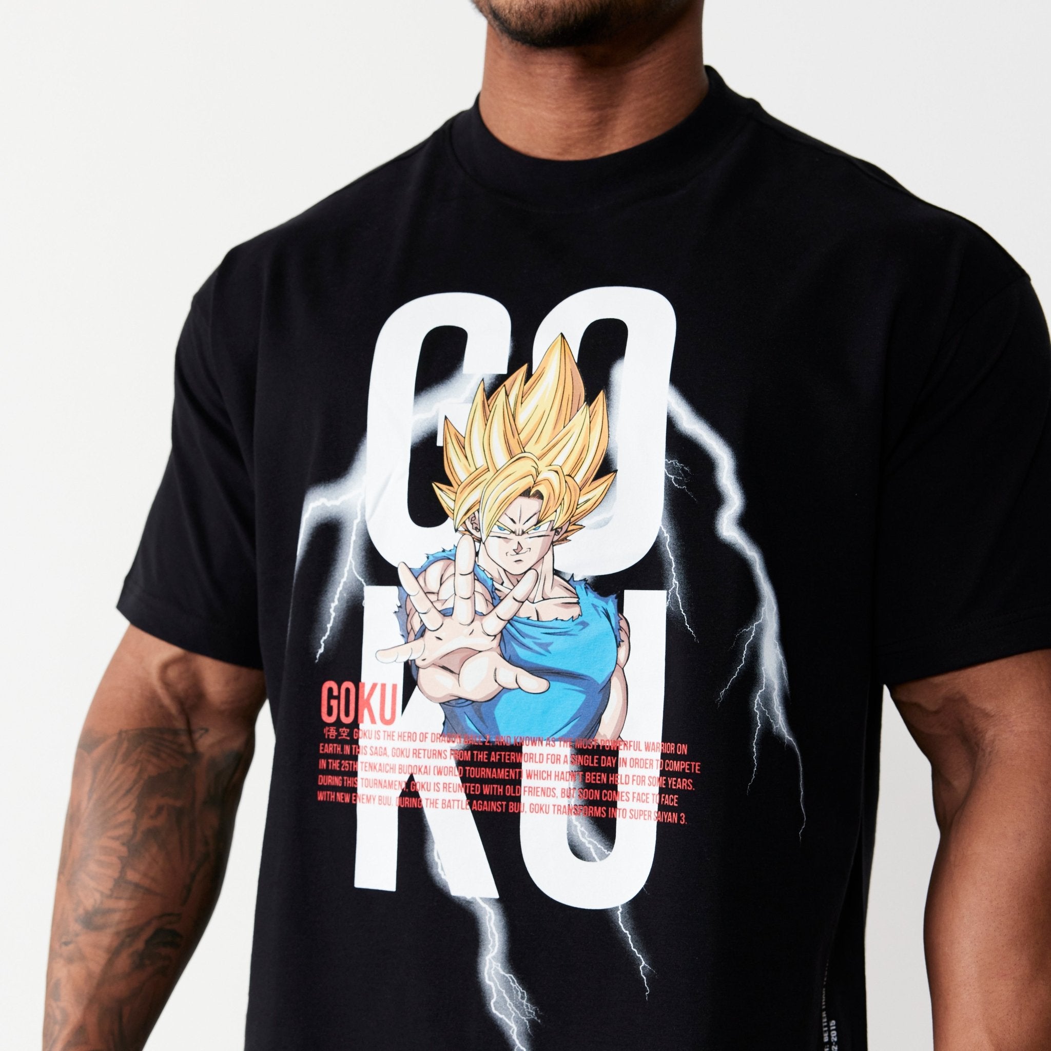 Image of DBZ Goku Black Oversized T Shirt