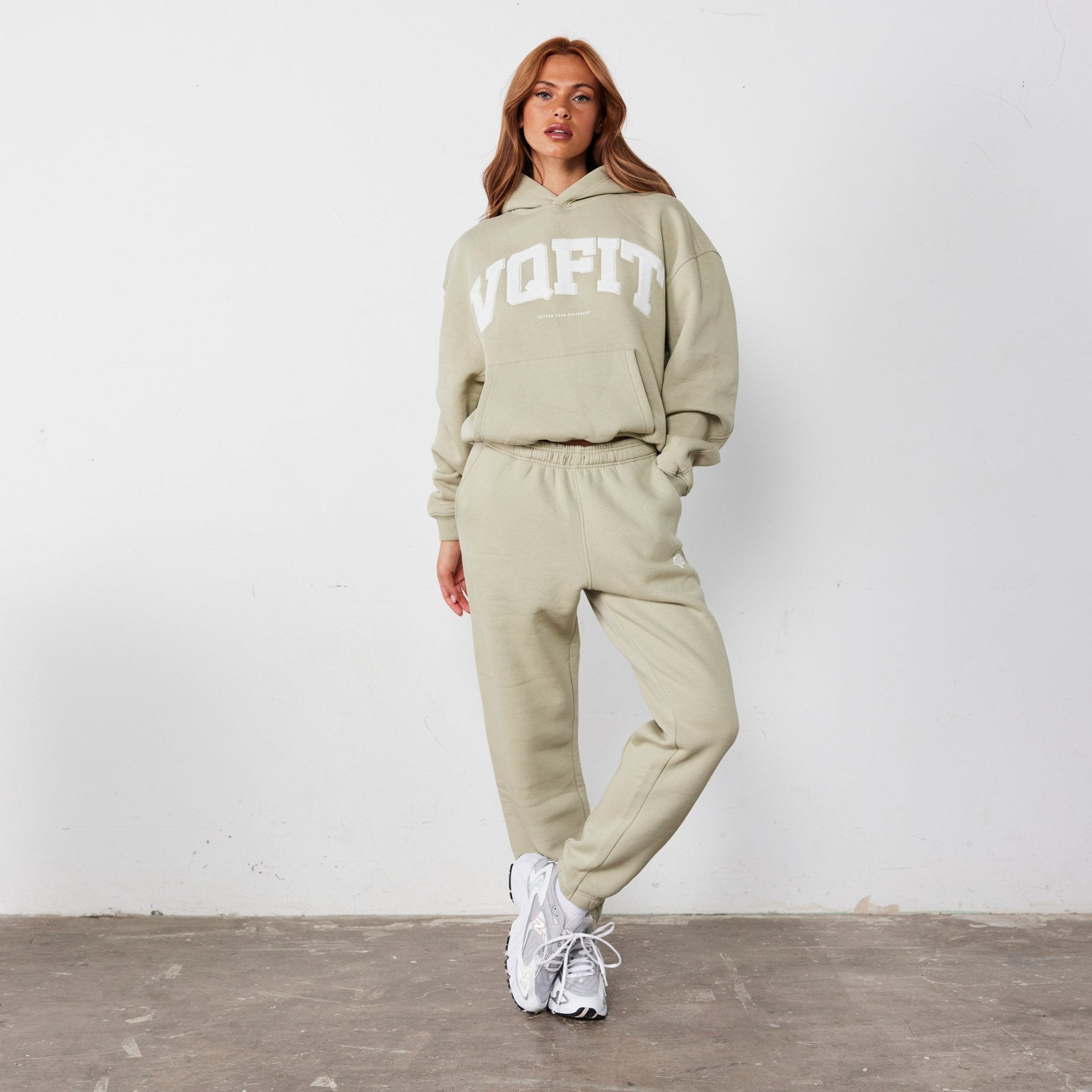 Image of Vanquish Pale Khaki VQFIT Oversized Sweatpants