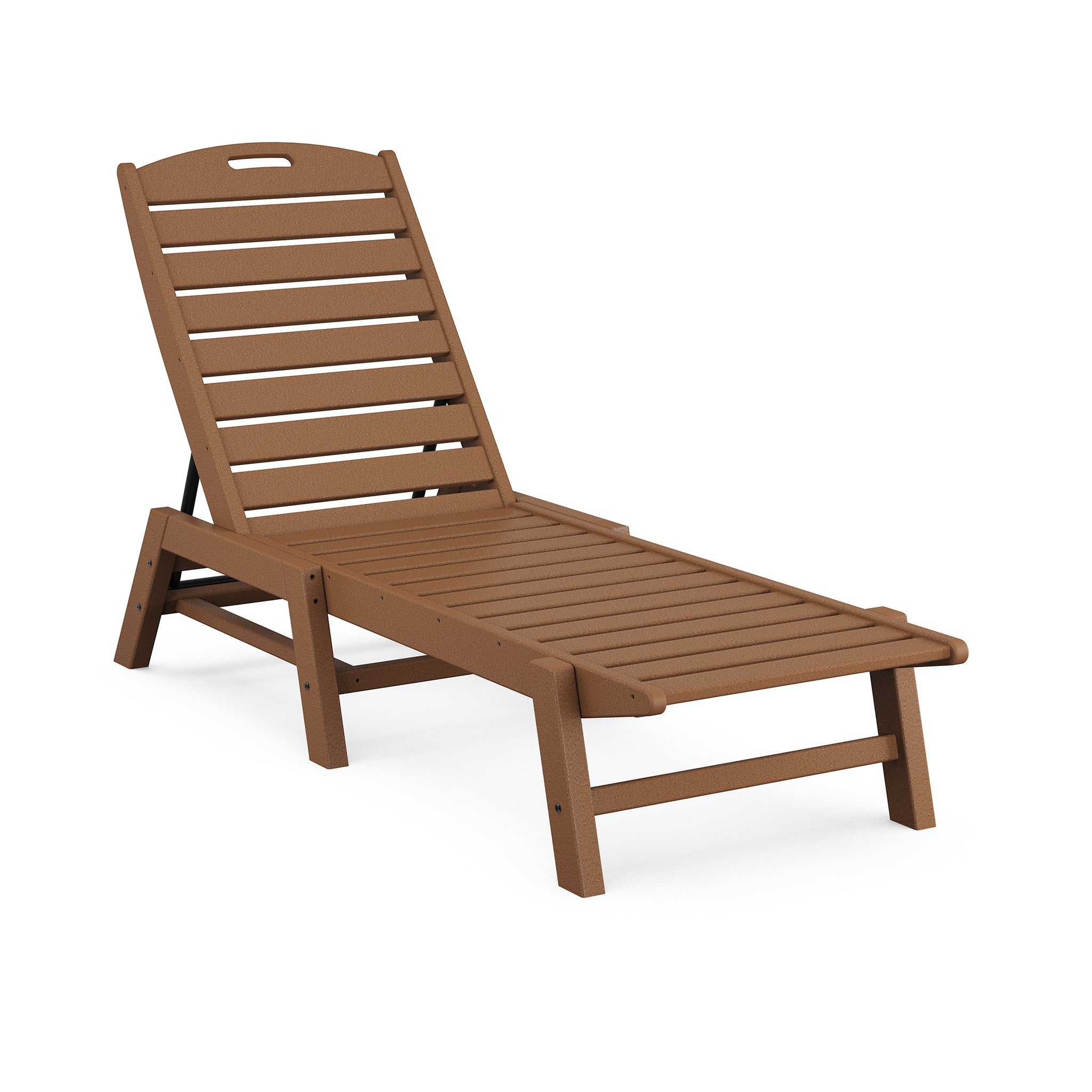 POLYWOOD Nautical Armless Chaise Lounge - Image 4