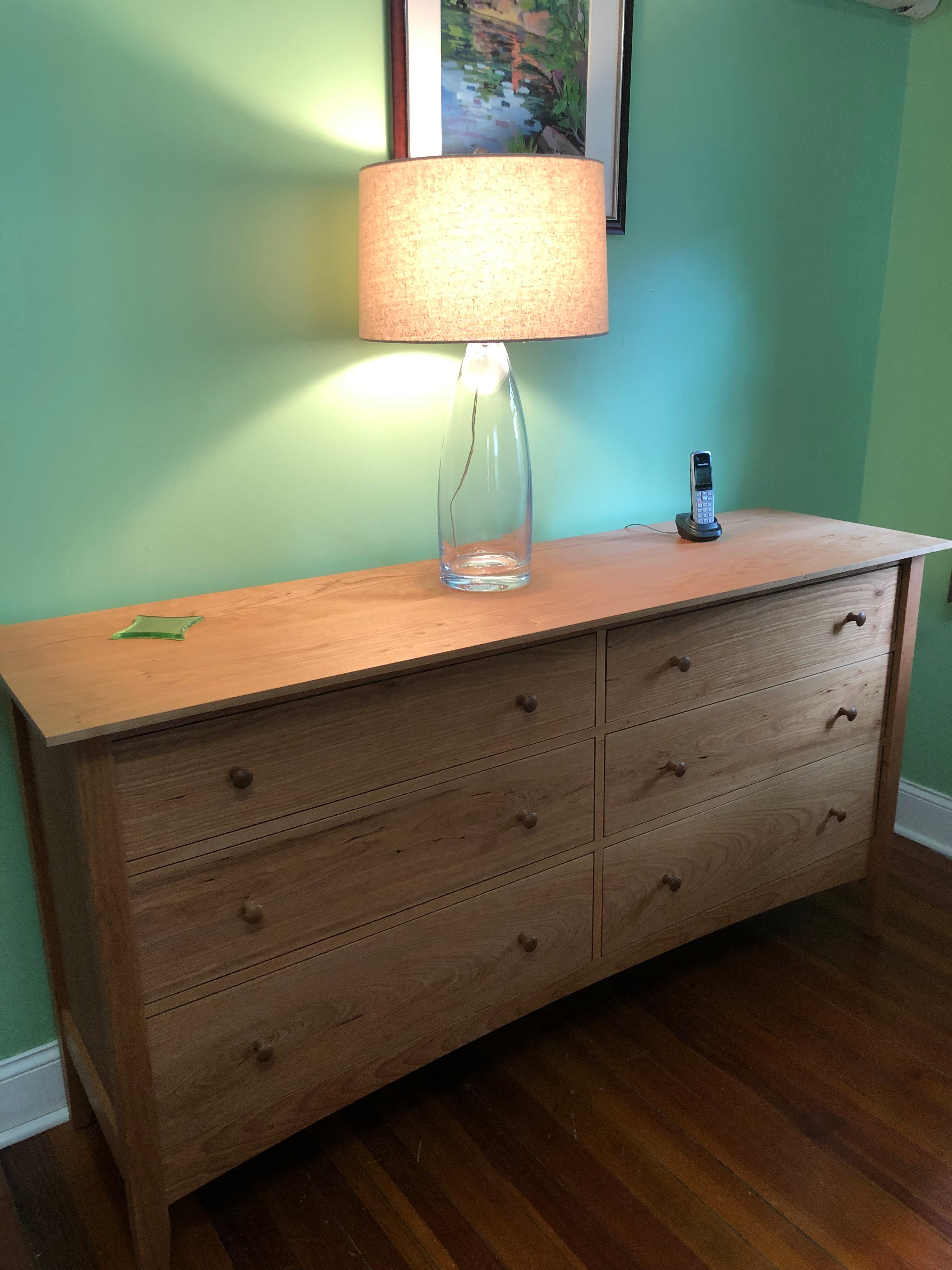 American Shaker 6 Drawer Dresser/ Vermont Woods Studios