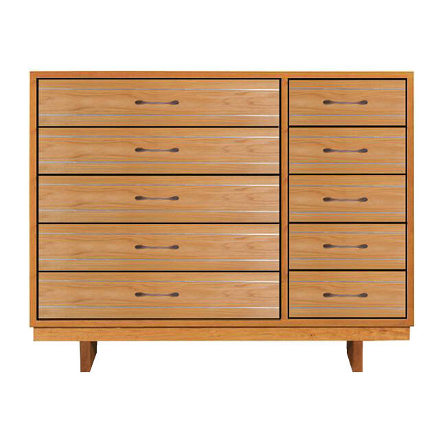 Contemporary Cable 10 Drawer Dresser