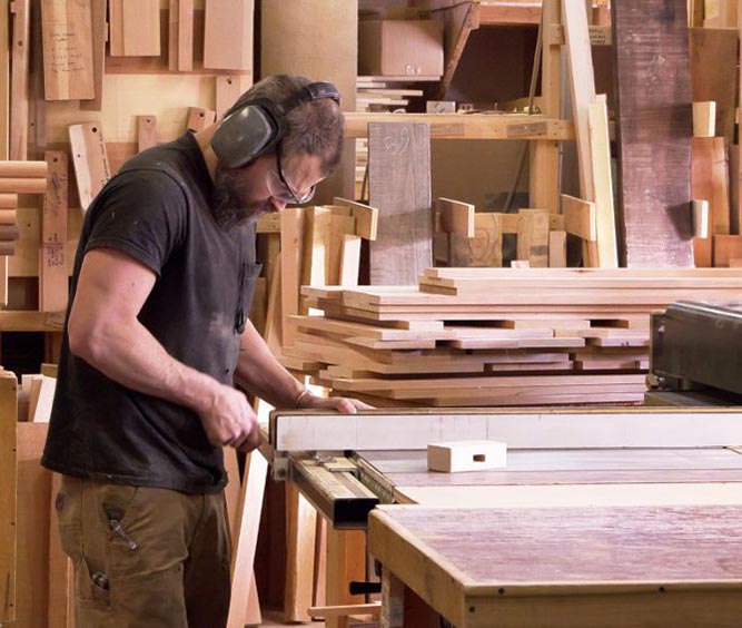 A Vermont furniture craftsman