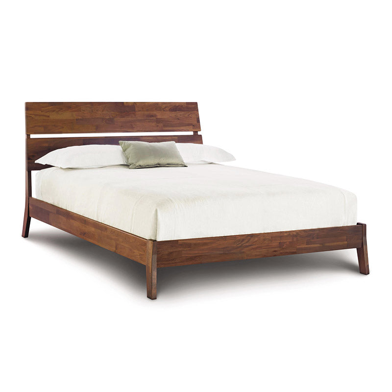 Linn Walnut Platform Bed