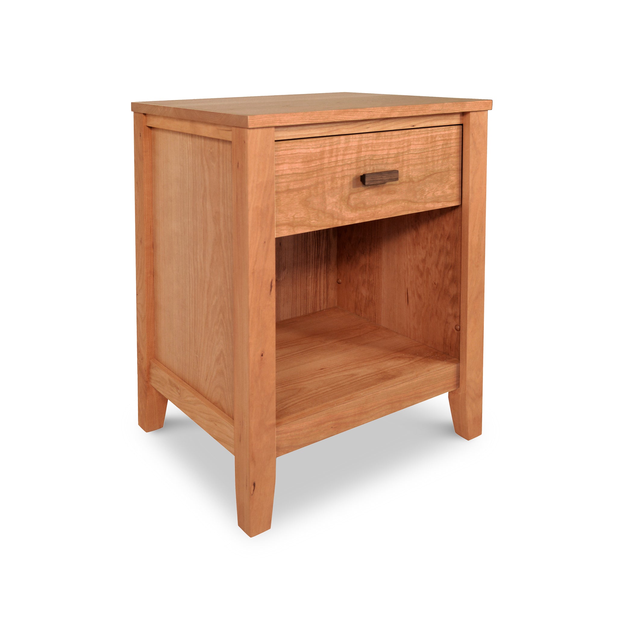  Andover Modern 1-Drawer Enclosed Shelf Nightstand - Floor Model 