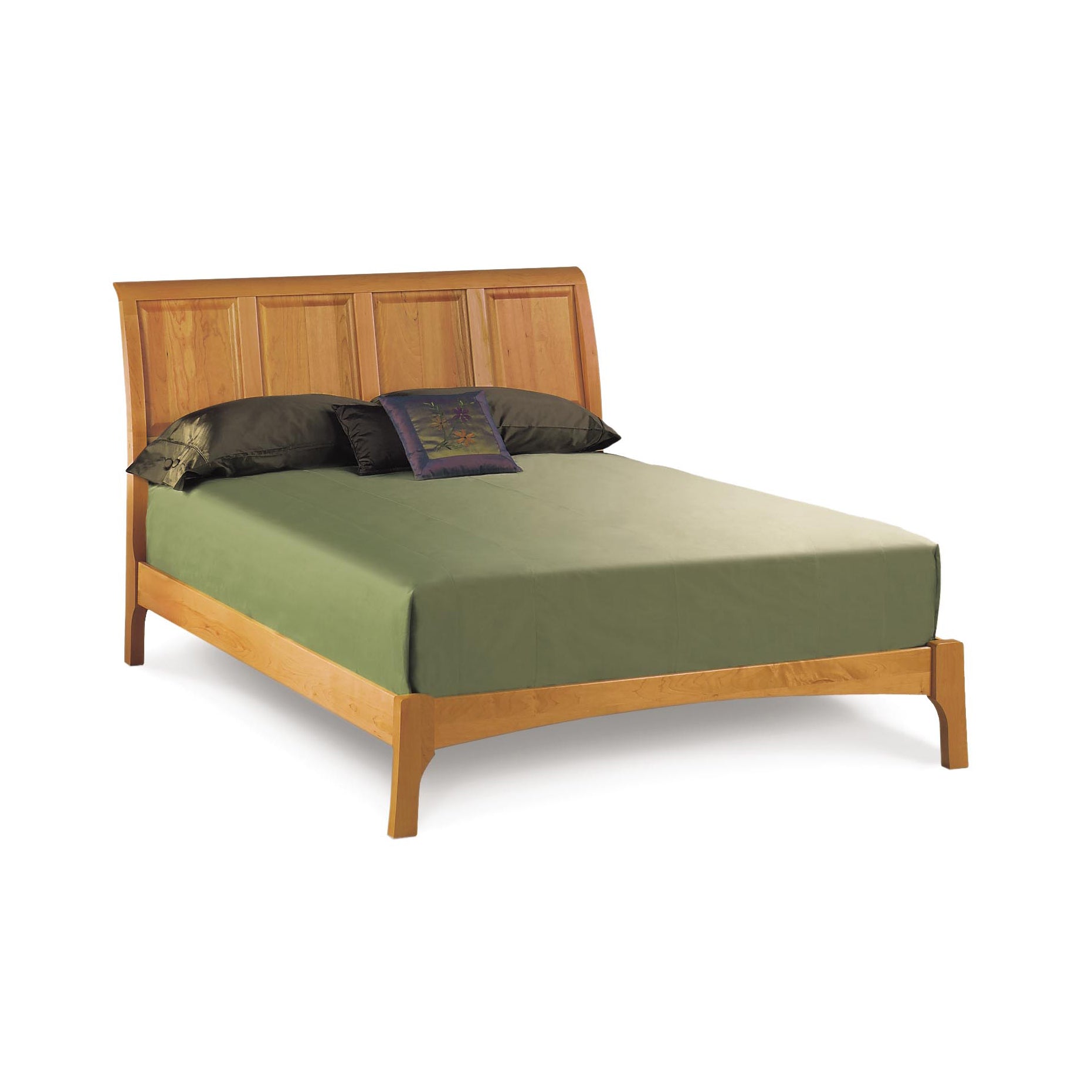  Sarah Sleigh Bed - Low Footboard - Queen - Floor Model 