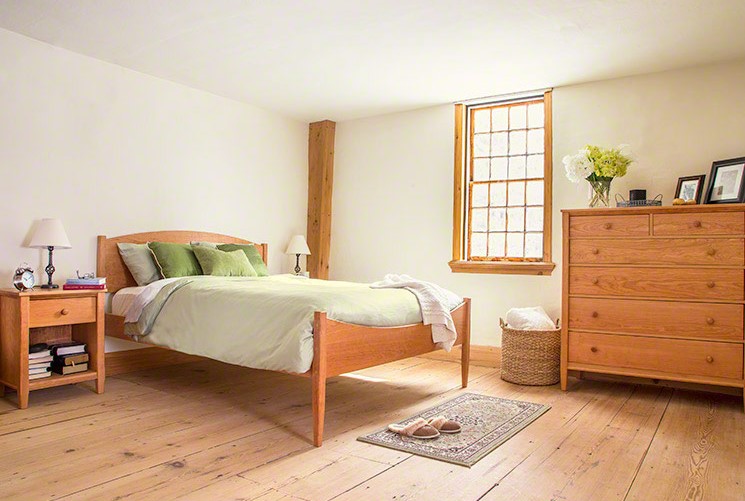 The Vermont Shaker Bedroom Set | Natural Cherry Wood | Vermont Woods Studios