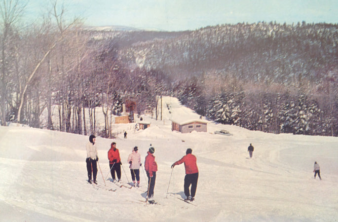Pine Top Ski Area Resort in Vernon, Vermont Circa 1960 | Now Stonehurst Fine Furniture Showroom