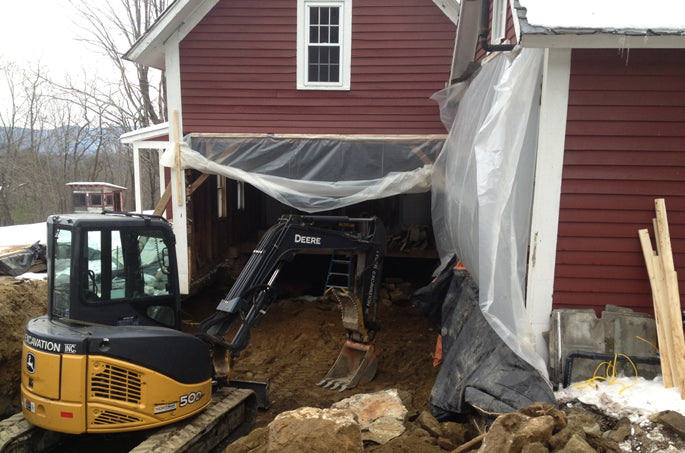 Digging out for a Foundation at Stonehurst