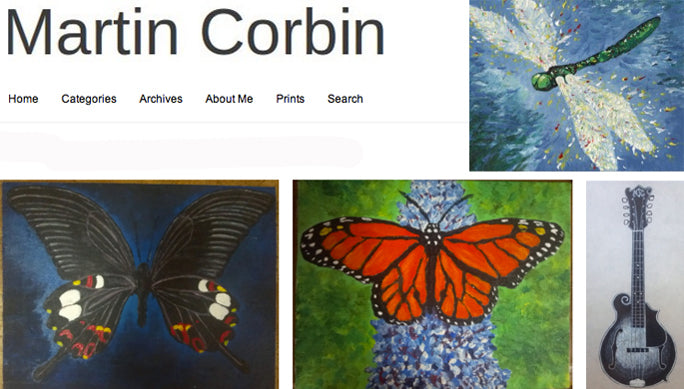 Martin Corbin | Vermont Artist, Musician and Web Developer