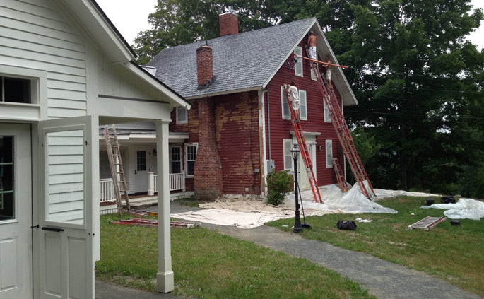 Moe Momaney, Painter | Brattleboro Vermont | Stonehurst Before and After