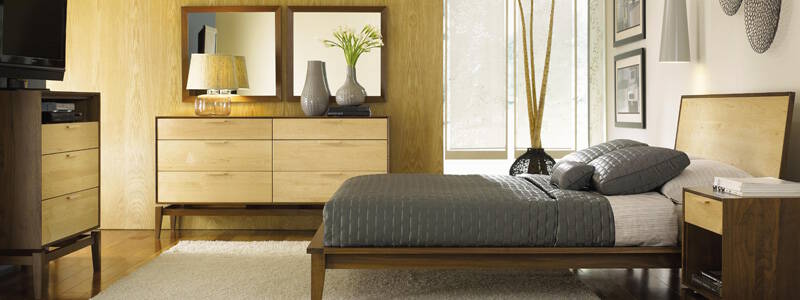 Maple and Walnut Wood Furniture | 2 Tone Combinations