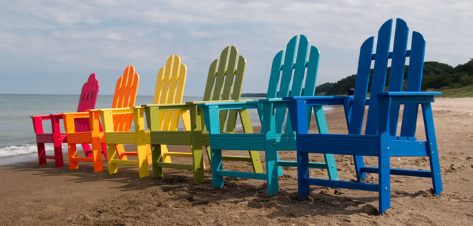 Long Island Adirondack Chairs | Made in America by Polywood | Recycled Plastic