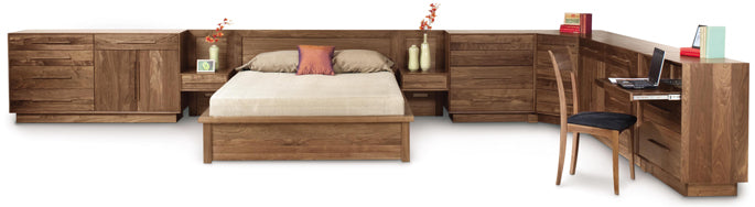 Copeland Moduluxe Custom Bedroom Furniture in Walnut