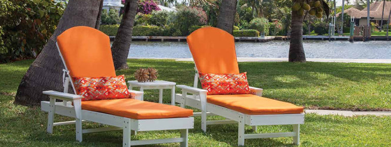 Outdoor Chaise Lounge | Wood or Recycled Plastic