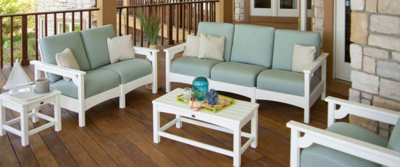 Recycled Plastic Outdoor Furniture for Patio, Porch and Pool Deck