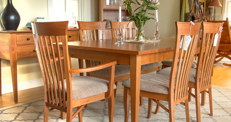 Hardwood Dining Table and Chairs | Cherry