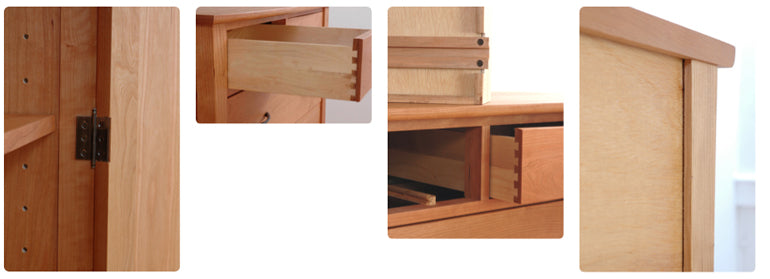 Hardwood furniture construction details