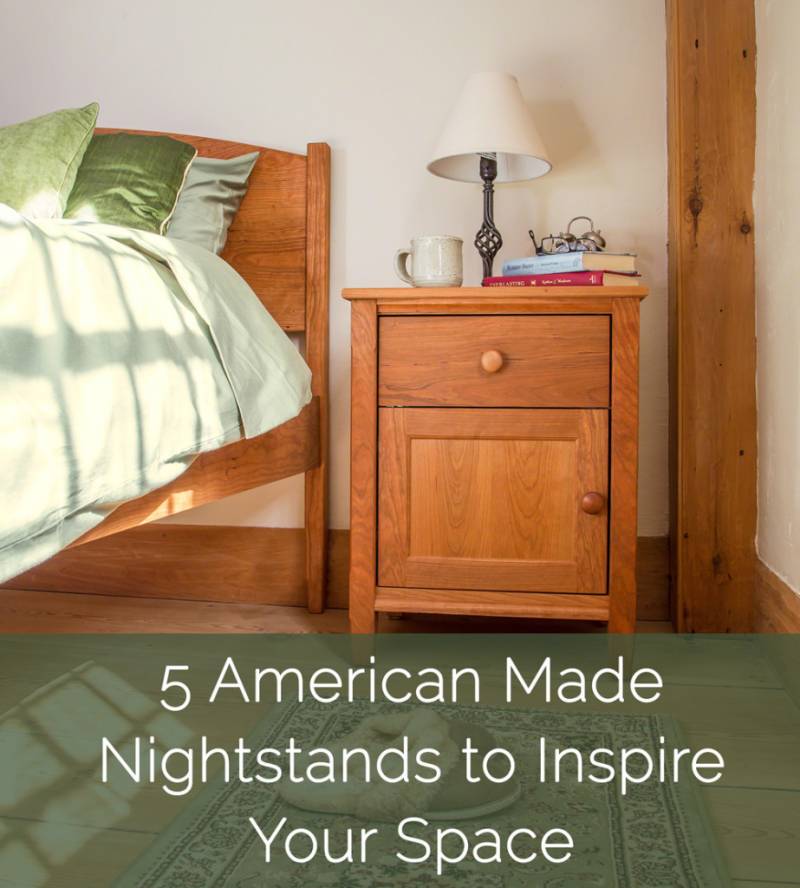 American Made Wood Nightstands