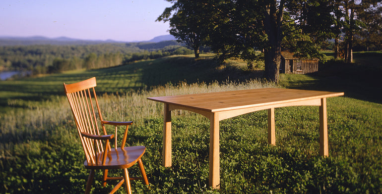 Sustainable, Vermont made furniture as an alternative to illegal imports