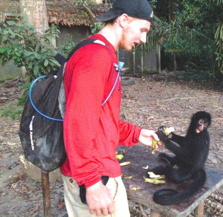 Spider Monkey with Riley | Volunteering at Serere | Conservation through Ecotourism