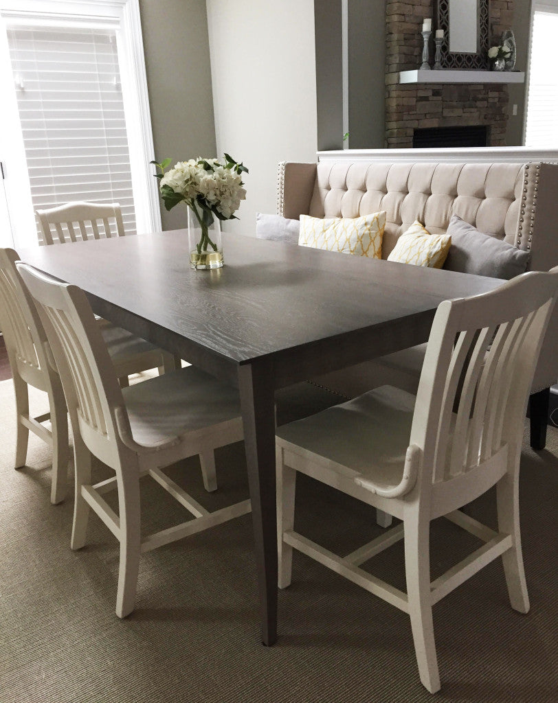 Shaker Table Made with Driftwood Stained Oak 