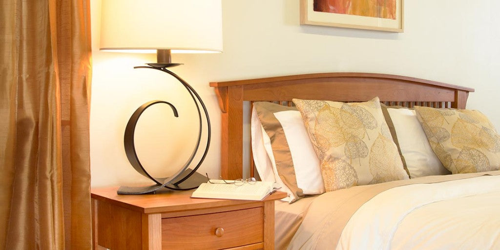 Vermont Style | The Hubbardton Forge Fullered Impressions Table Lamp