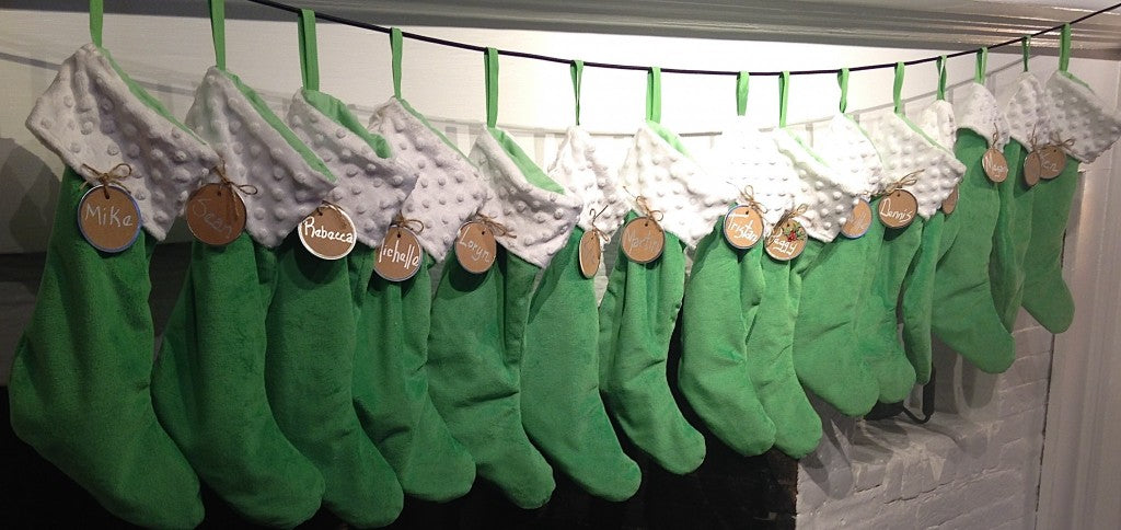 The stockings were hung by the chimney with care...