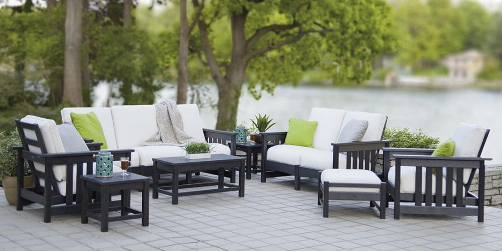 High end Polywood outdoor furniture. Deep Seating set.