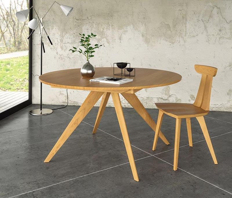 Catalina Round Extension Table | Estelle Chair | Copeland Furniture Quick Ship