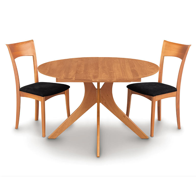 Audrey Round Extension Table | Audrey Dining Benches