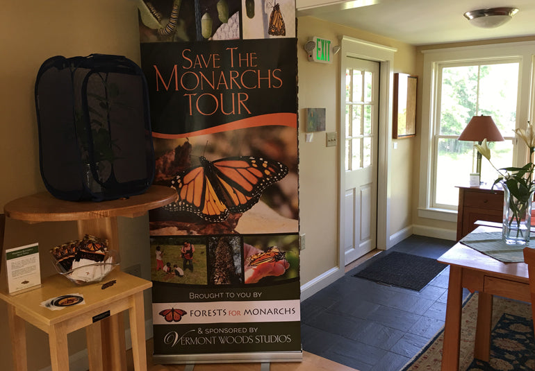 Monarch Artistry in our Vermont Furniture Showroom