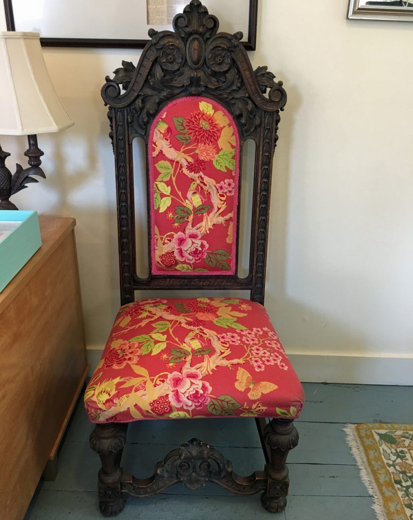 New life for this beautiful antique chair | Cotton Designs