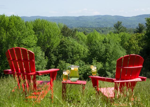 Red Adirondack Chairs | Polywood