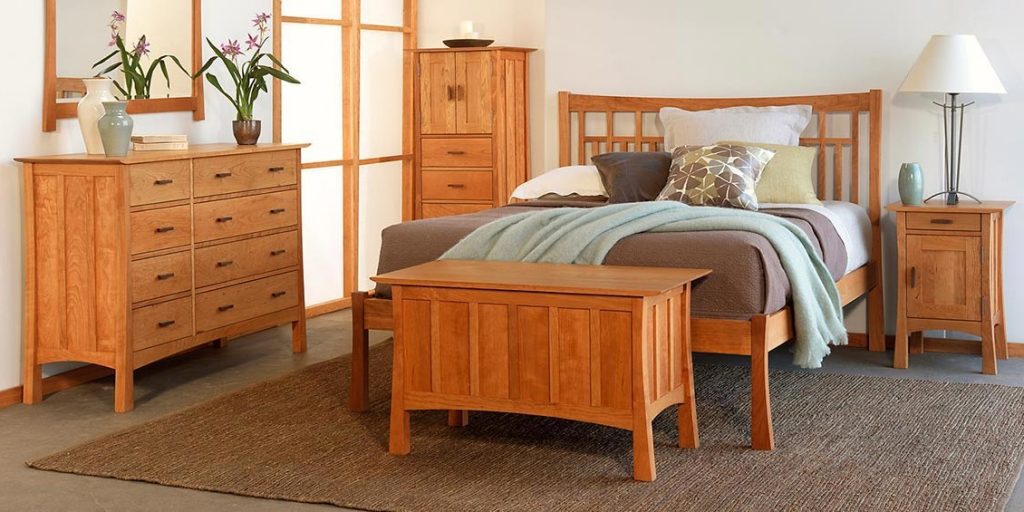 VFD Contemporary Craftsman Bedroom Furniture Set