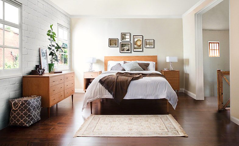 Mid-Century Modern Bedroom | Larssen Bed, Dressers, Chests, Night Stands