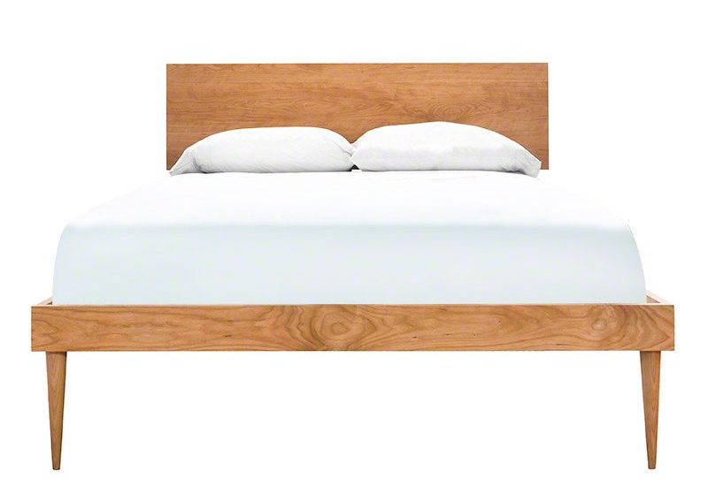 MCM Larssen Bed | Mid-Century Modern Bedroom Furniture | Handcrafted in Vermont