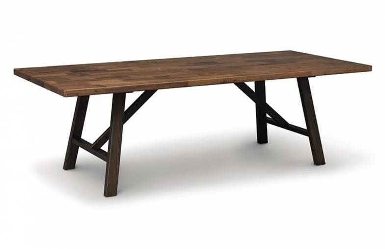 Copeland Essentials Farm Table | Solid Walnut Wood | Vermont Woods Studios