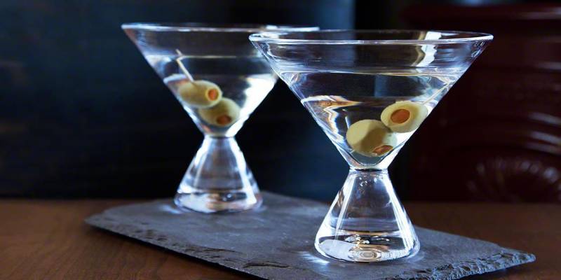 Westport Martini Glass by Simon Pearce | Vermont Woods Studios | Ultimate Fathers Day Gifts