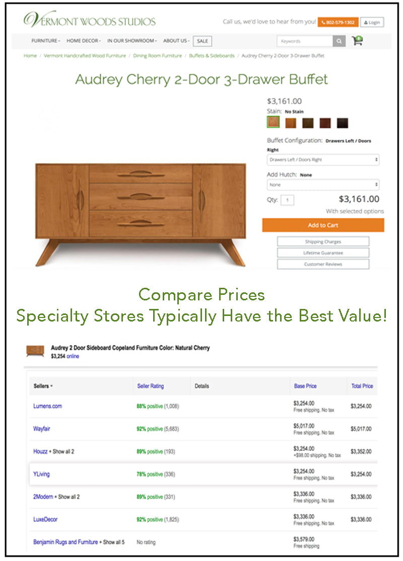 Buy Vermont Made Furniture Direct & Save Money | Vermont Woods Studios