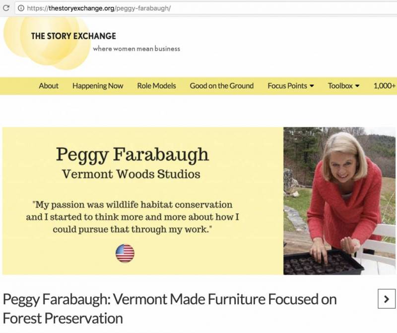 Vermont Made Furniture | Forest Conservation | The Story Exchange