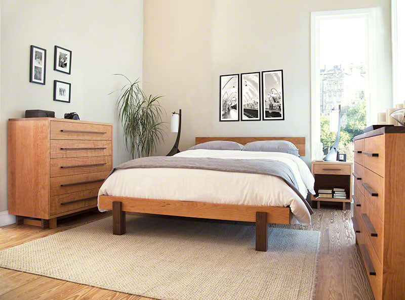 Modern American Platform Bed by Vermont Furniture Designs