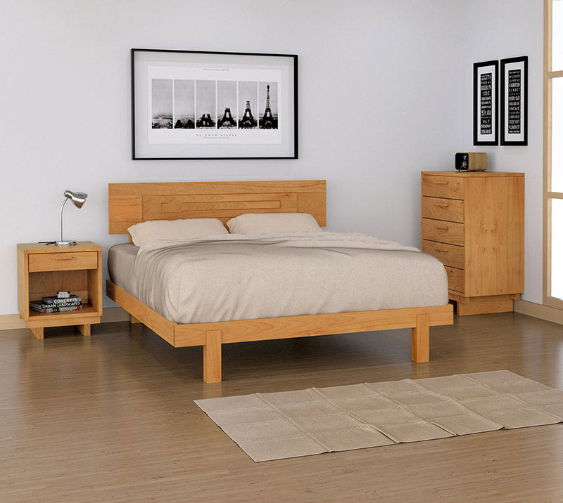 Loft Platform Bed by Vermont Furniture Designs