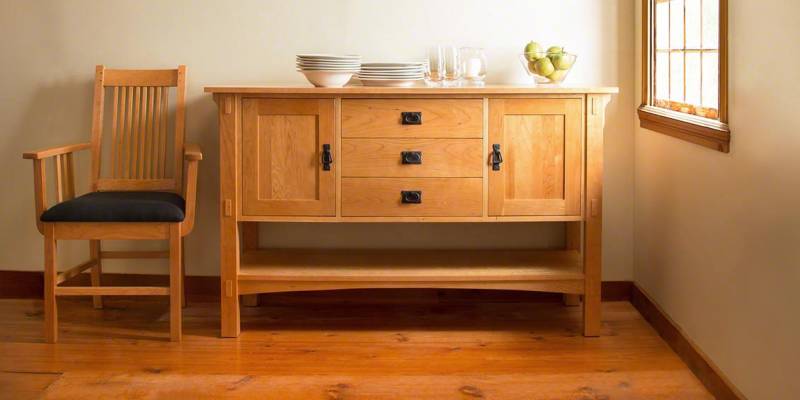 Solid Wood Sideboard-Buffet by Lyndon Furniture