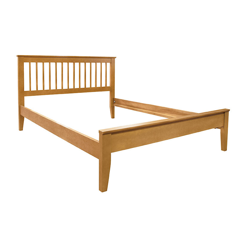 American Mission bed with a Medium Maple finish