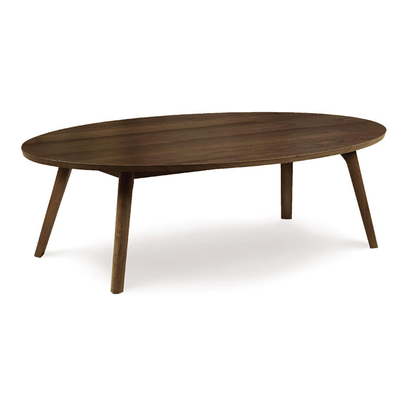 Catalina Oval Coffee Table in Walnut by Copeland Furniture