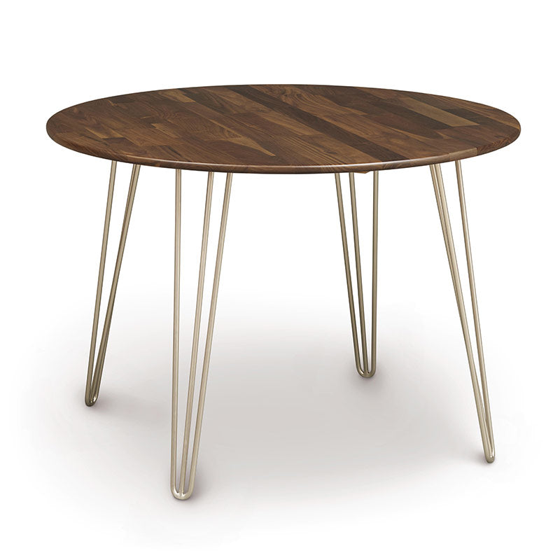 Essentials Walnut Round Dining Table