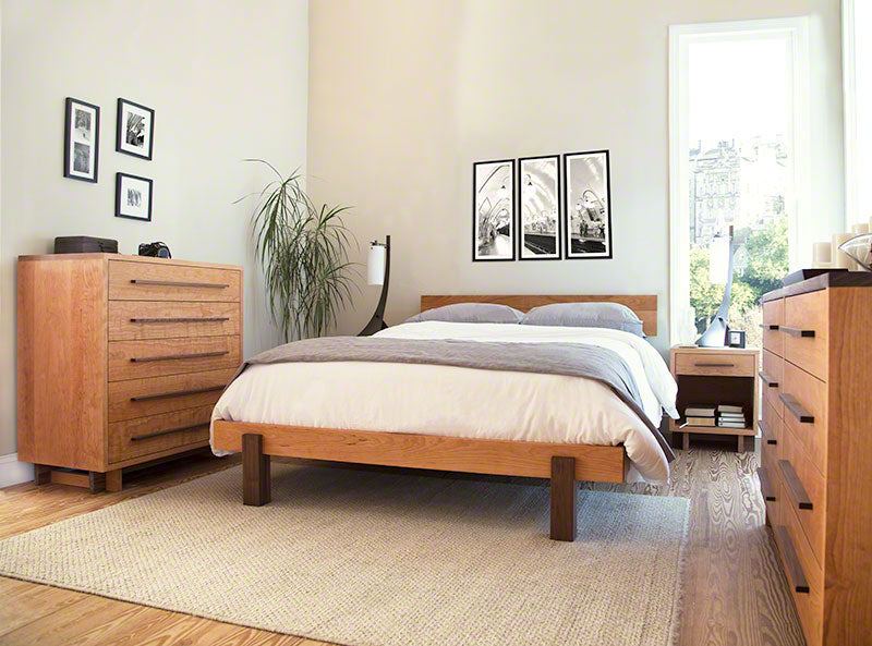 Modern American Bedroom Furniture Collection inspired by George Nakashima